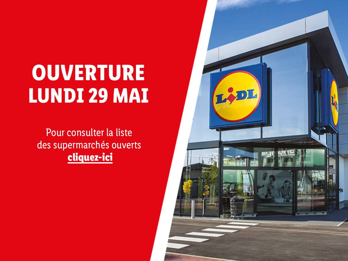 Supermarchés ouverts