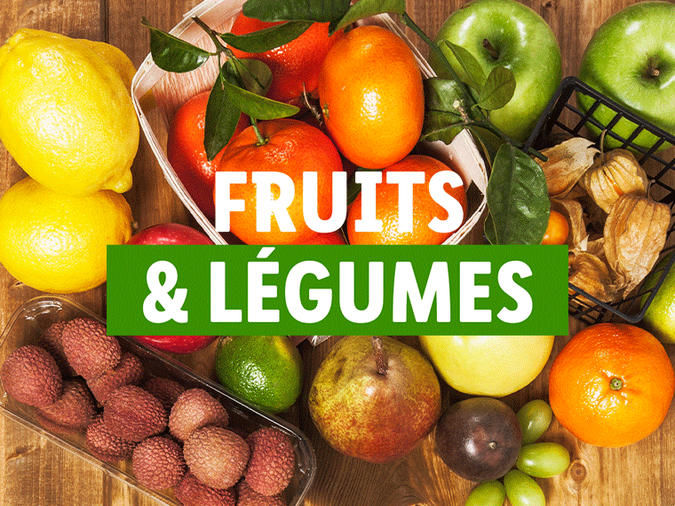 Les fruits et légumes de la semaine