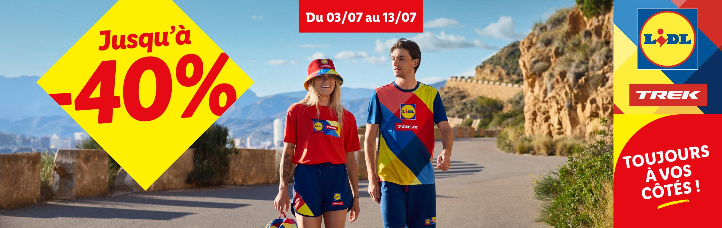 Vêtements de sport Lidl Trek à -40% jusqu'au 13/07.