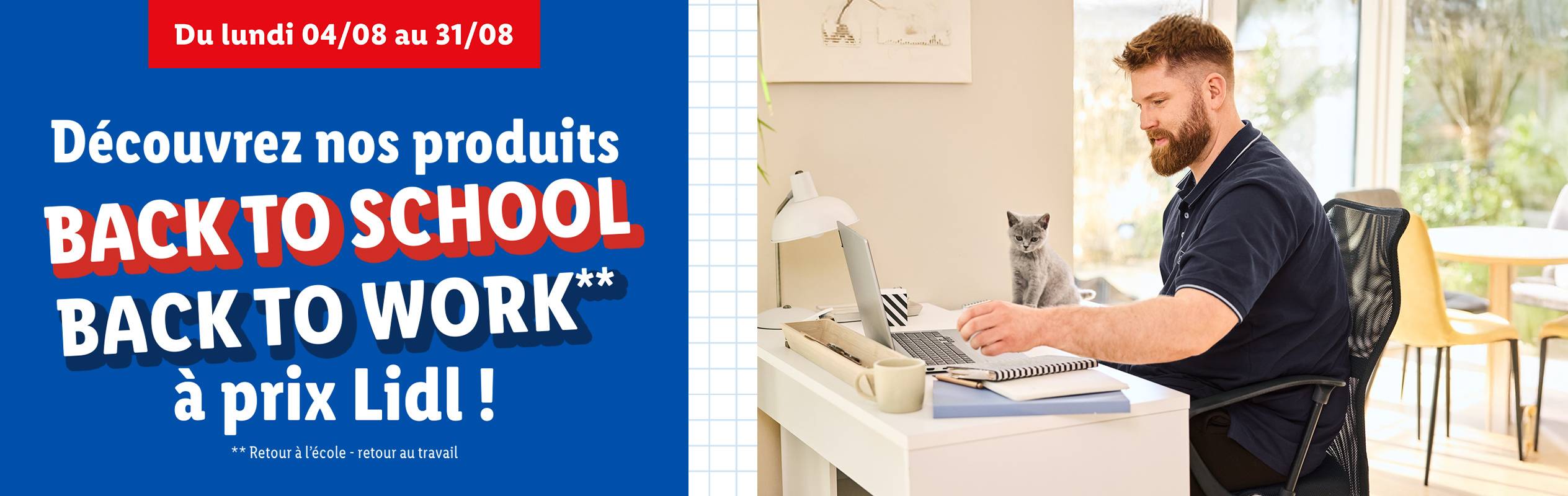 Vente Rentrée des classes et retour au travail