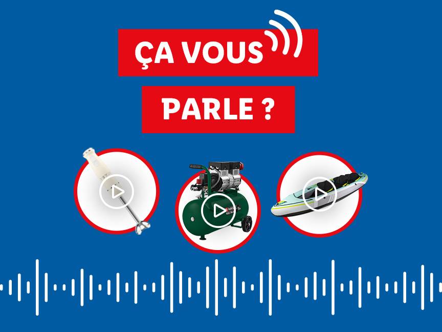 Les produits qui parlent