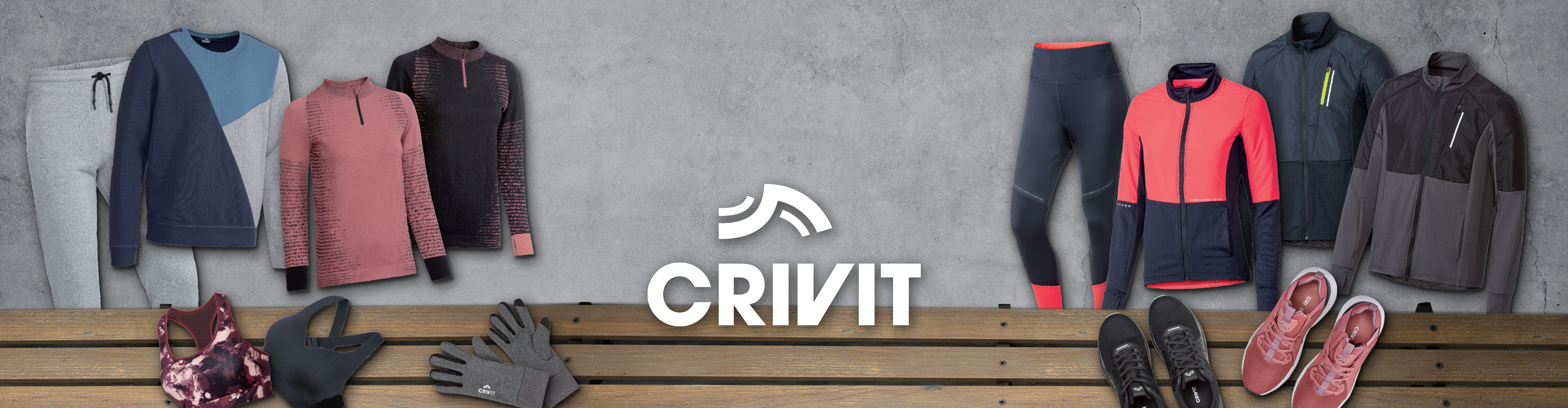 Crivit (Lidl) Sport Clothing, Stock lot clothing, Official archives of  Merkandi