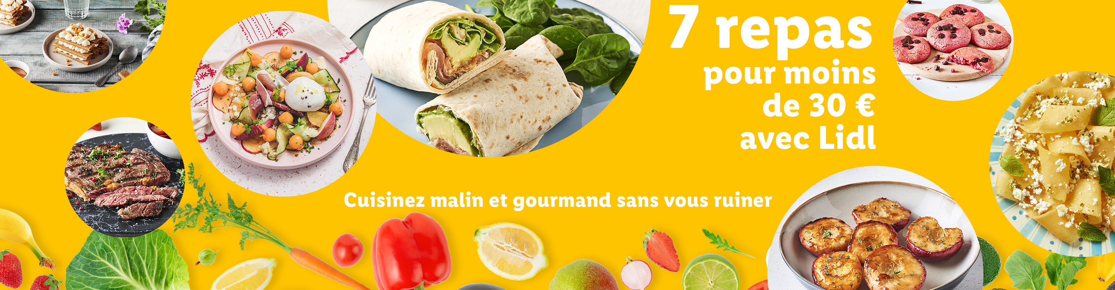 Recettes Lidl : 7 repas gourmands pour moins de 30€.