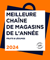 Meilleure chaîne de magasins 2024 - Fruits et légumes