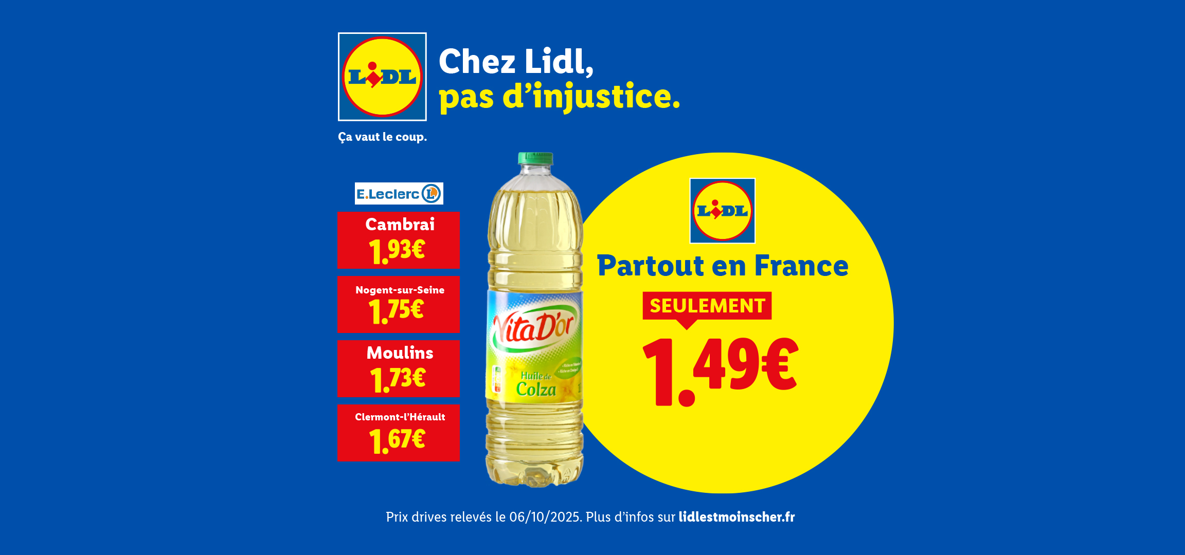 Chez Lidl, pas d'injustice.