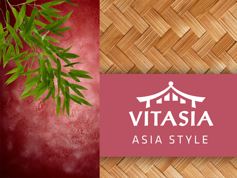 Vitasia, style asiatique : bambou et texture tressée.