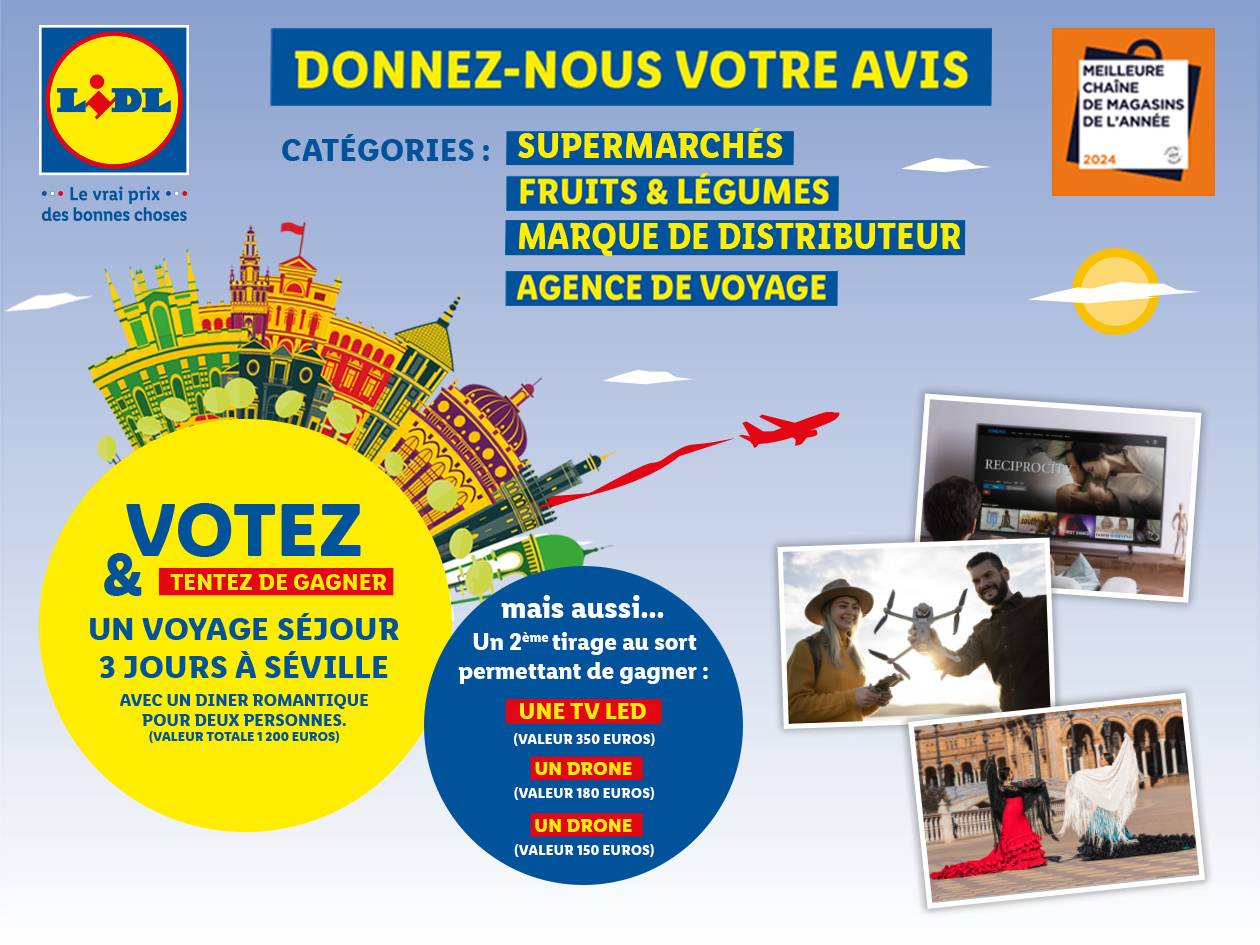 Votez et tentez de gagner de nombreux lots !