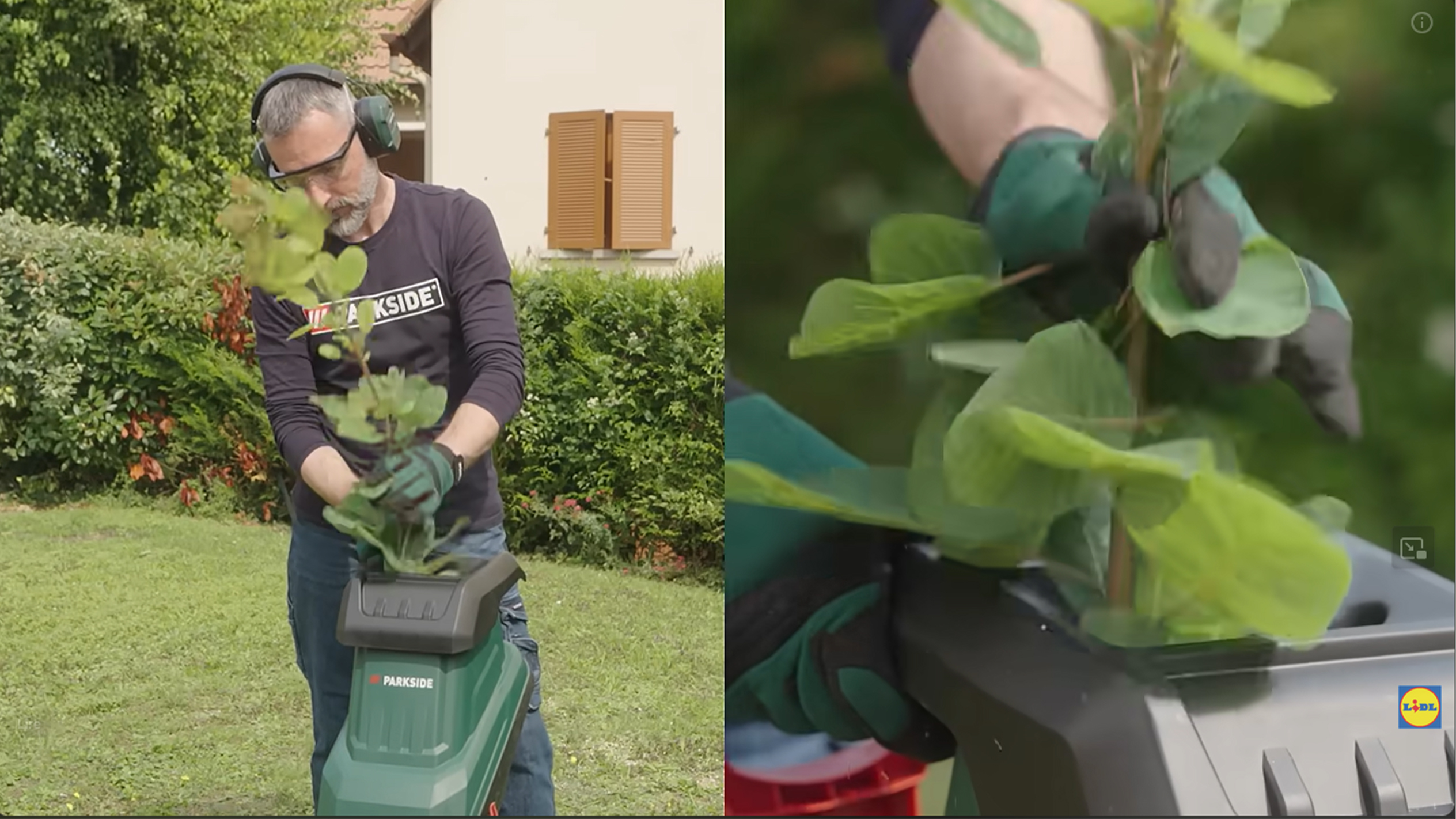Vidéo du broyeur à végétaux