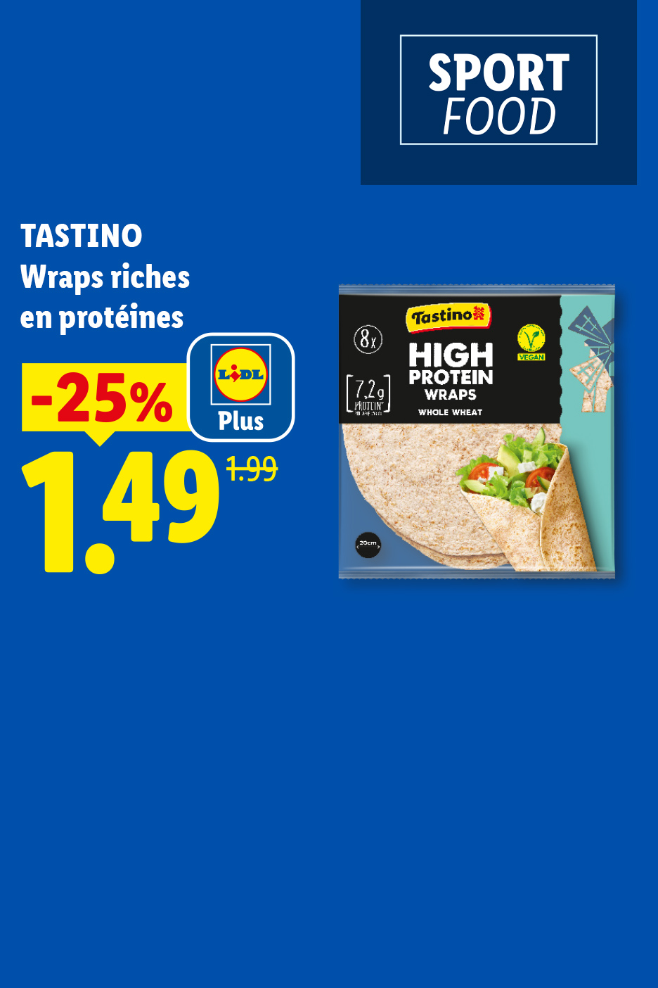 Le plein de protéines, ça vaut le coup.