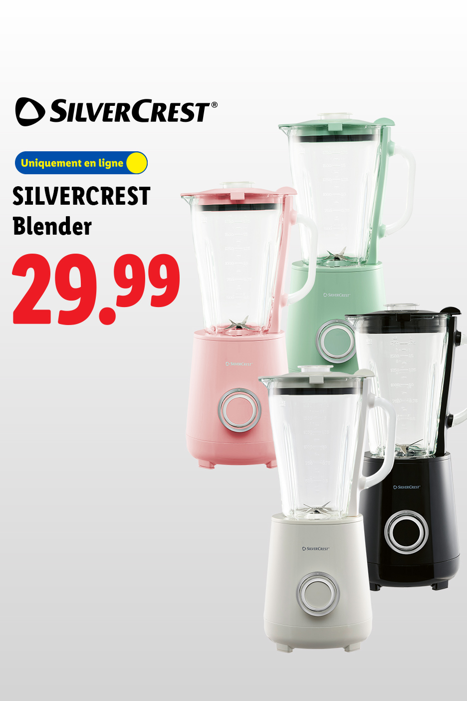 SILVERCREST Blender à 29,99€ seulement sur lidl.fr