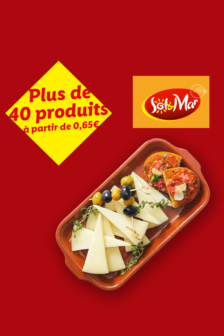 Plus de 40 produits à partir de 0,65€, Sol y Mar, seulement chez Lidl !