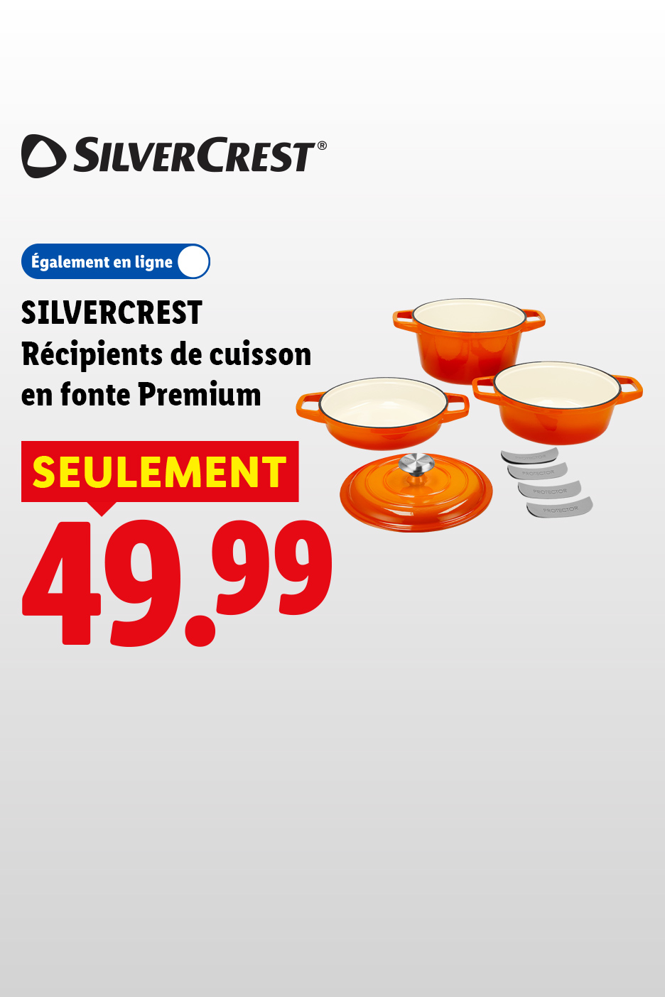 Récipients de cuisson en fonte Premium