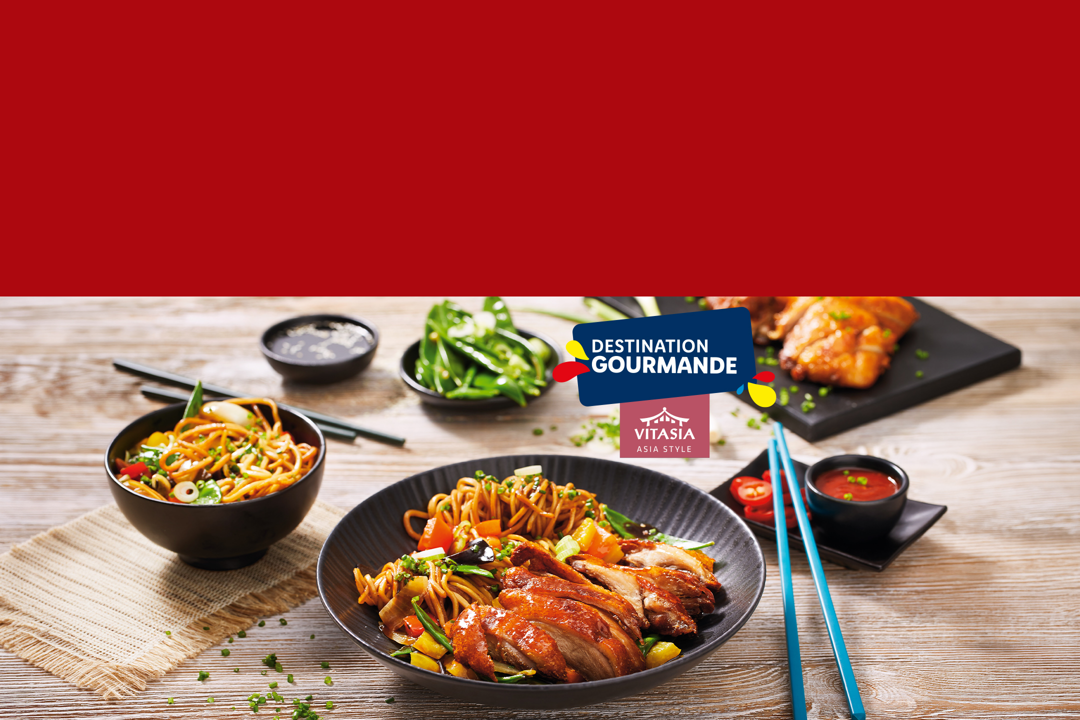 Destination gourmande avec Vitasia. L'Asie à prix Lidl, ça vaut le coup.