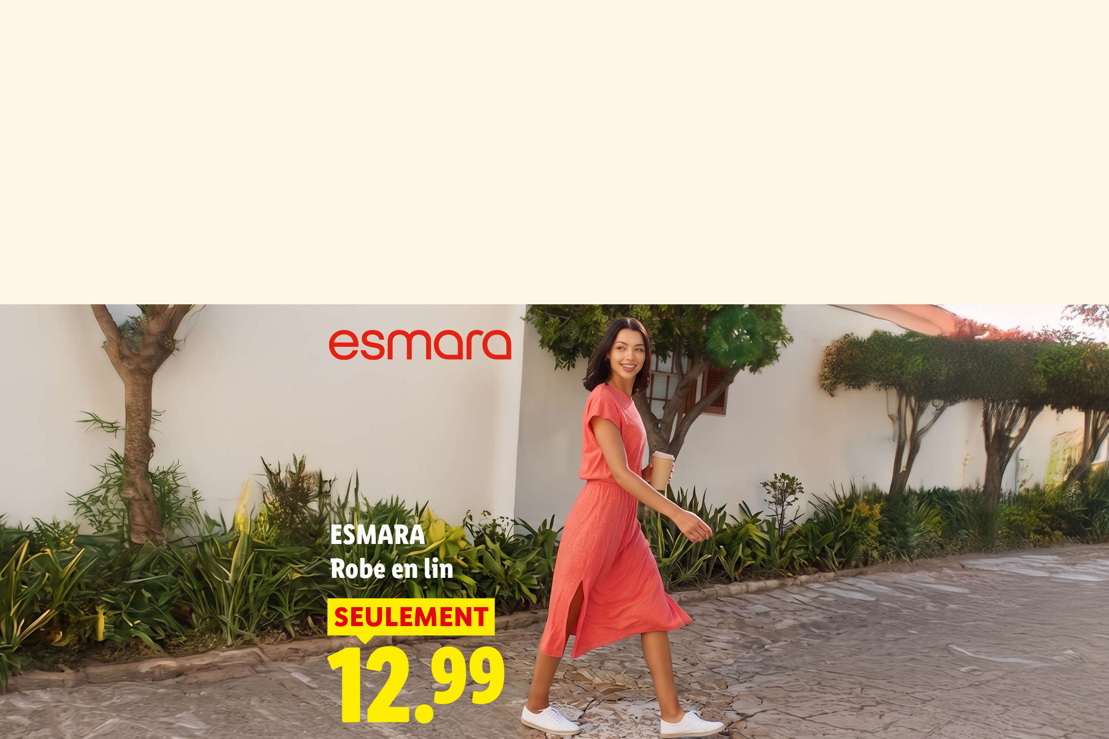 Du 13/07 au 15/07, profitez de notre robe en lin à seulement 12,99€ chez Lidl !