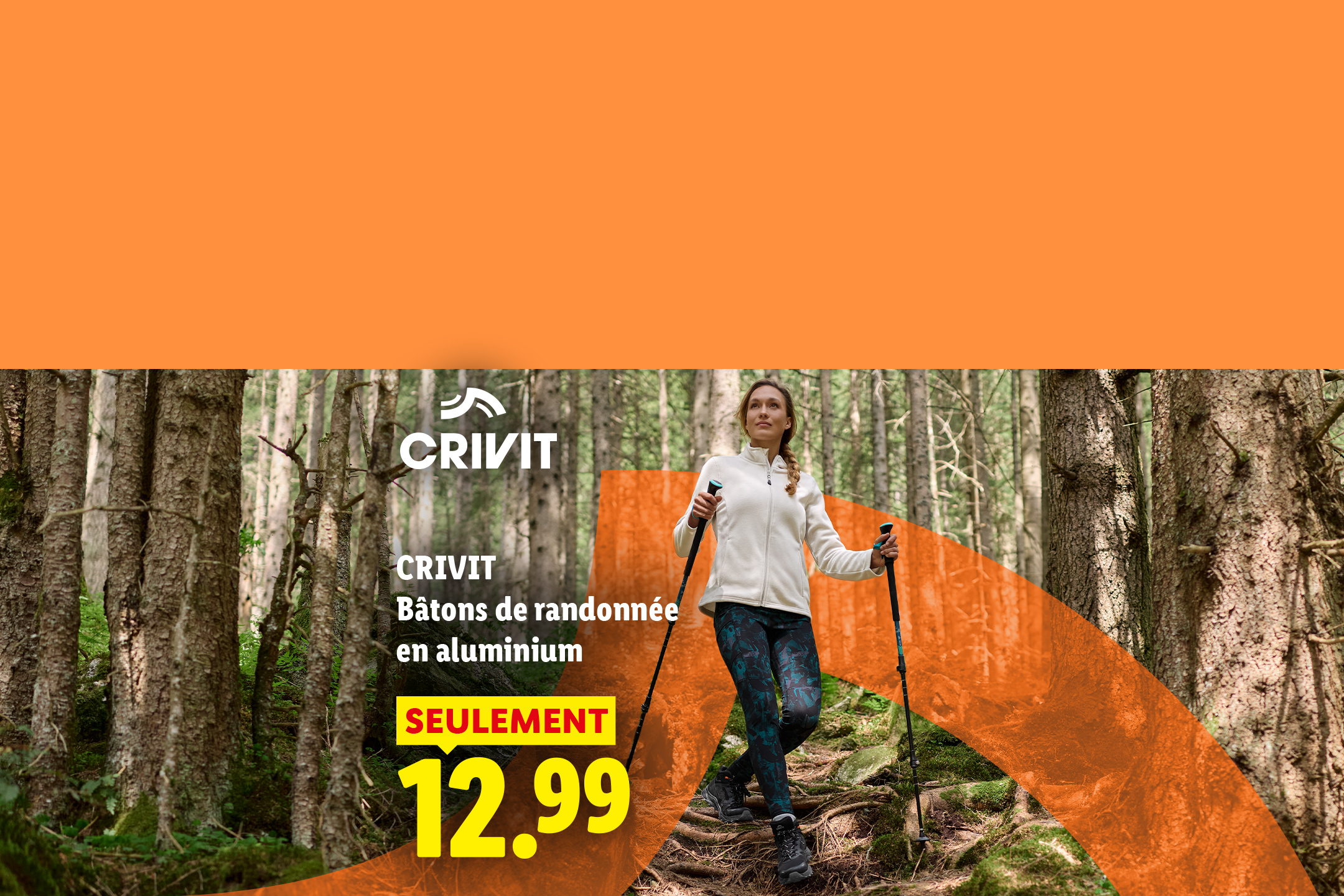 Dès le 12 octobre chez Lidl, la veste polaire thermique pour femme CRIVIT est à 20% de réduction, soit à 7€99 au lieu de 9,99€, uniquement sur Lidl.fr !