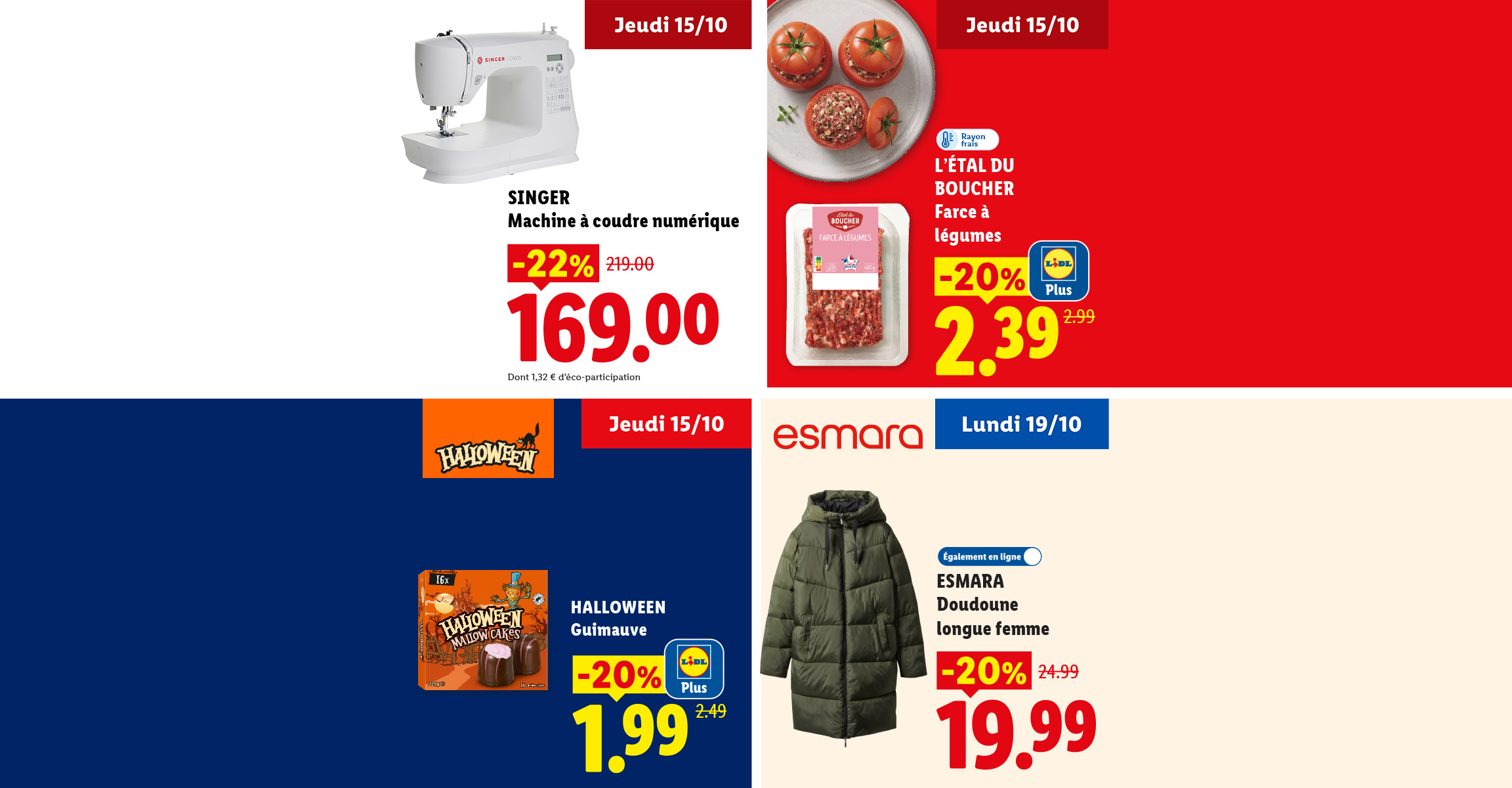 A retrouver en ce moment chez Lidl