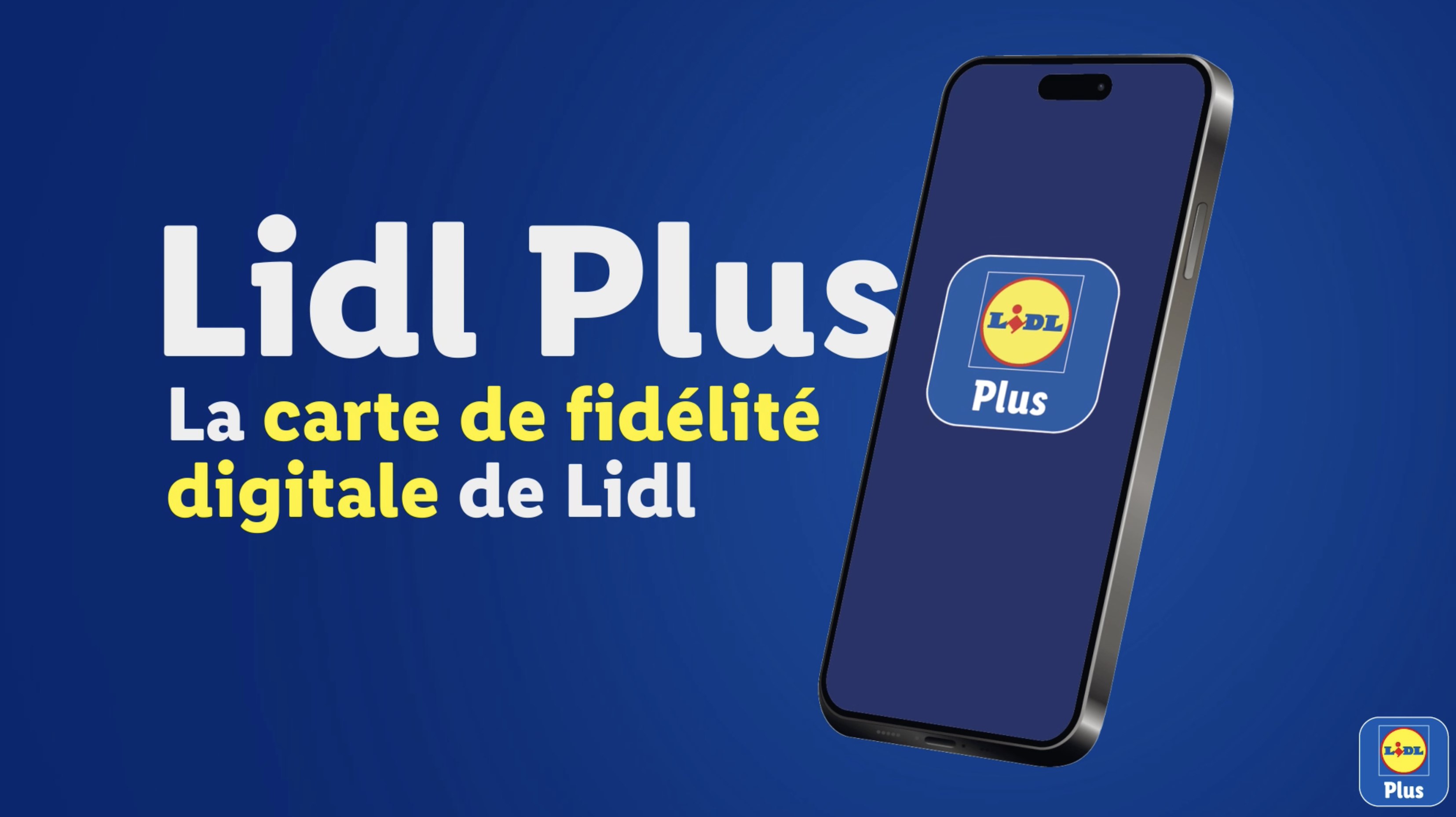 Lidl Plus : la carte de fidélité digitale de Lidl affichée sur un smartphone.