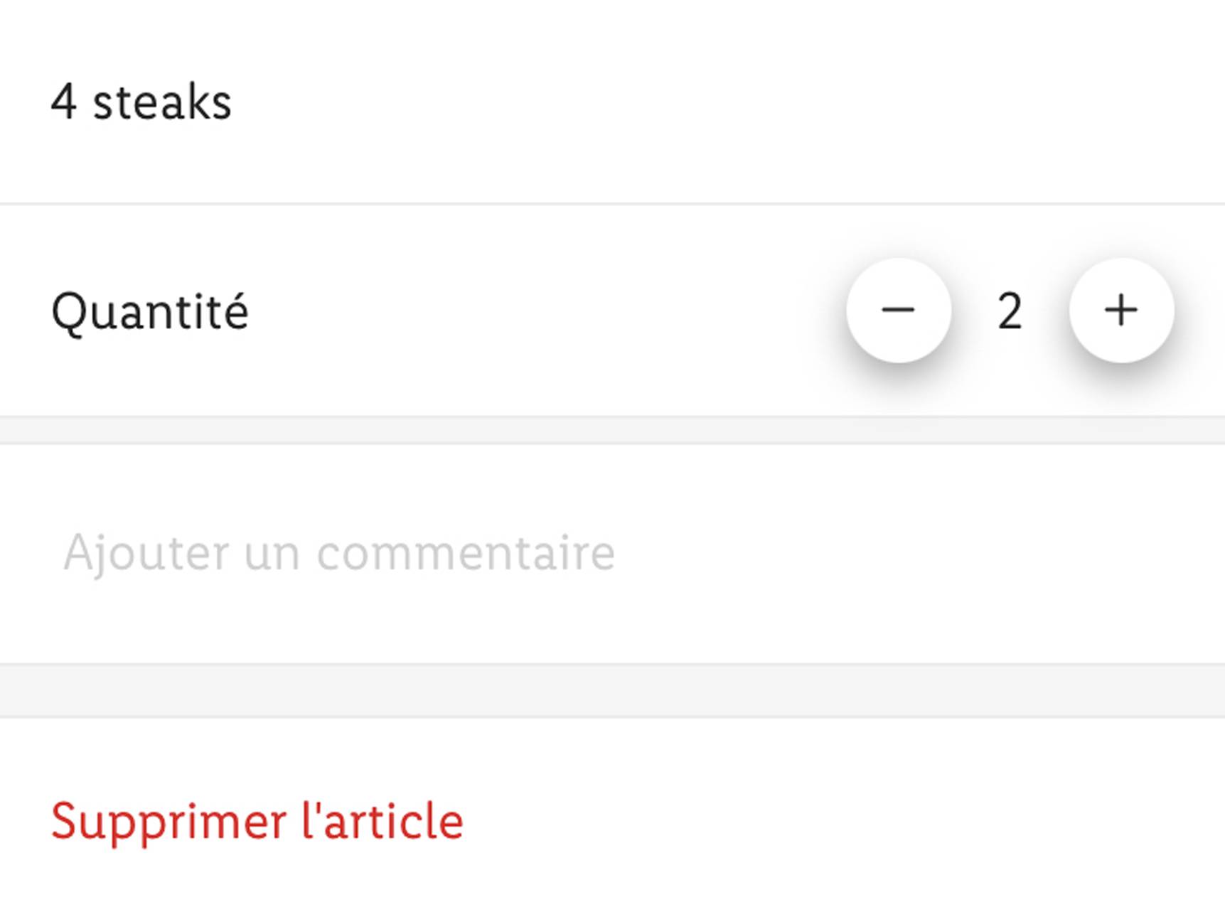 Modifier un article