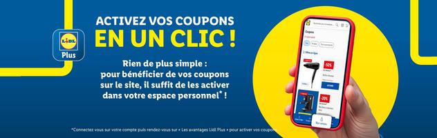 Découvrez nos coupons de la semaine sur Lidl.fr