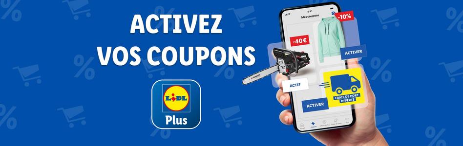 Découvrez nos coupons de la semaine sur Lidl.fr